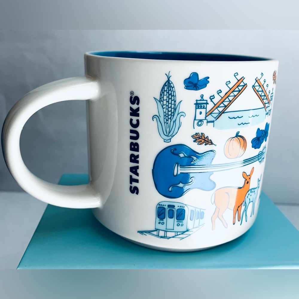 COPY - Starbucks ILLINOIS Been There Series NEW Across The Globe Coffee Tea Mug… - Picture 3 of 5